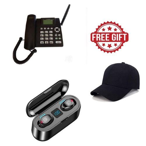 SQ LS 930 Desktop Wireless Telephone. (GSM Fixed)//DUAL SIM//FREE GIFTS