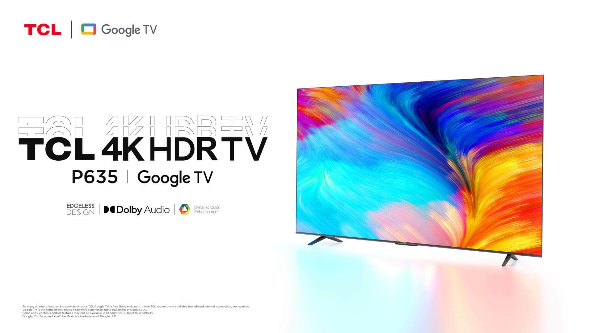 TCL 43" Inch 4K UHD Smart TV, Google TV, Voice Control, Dolby Audio, HDR10, 43V6C (2025 Model)