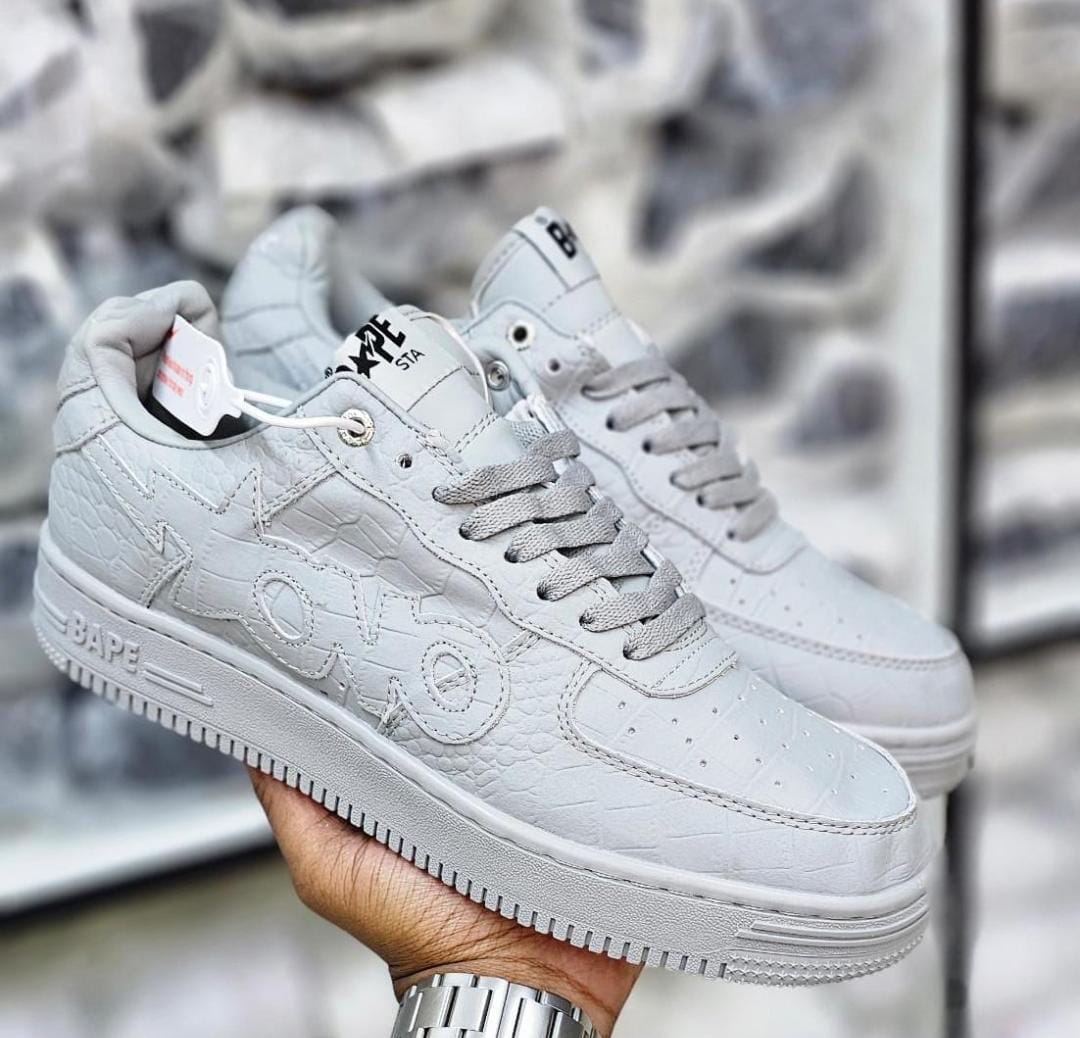 Fashionable Bapestar XOXO Men's Shoes Sneakers  Trendy and Comfortable Footwear