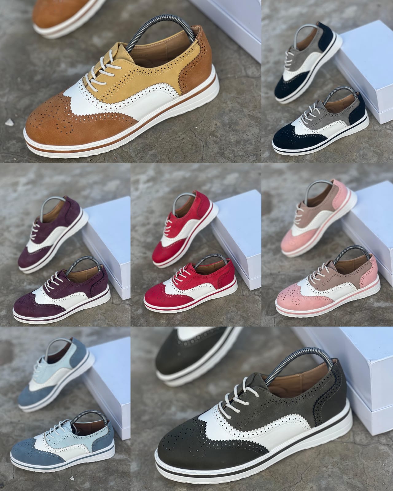 High-Quality Oxford Brogues (Eternal Love) Elegant & Timeless Style Women's Shoes Oxfords
