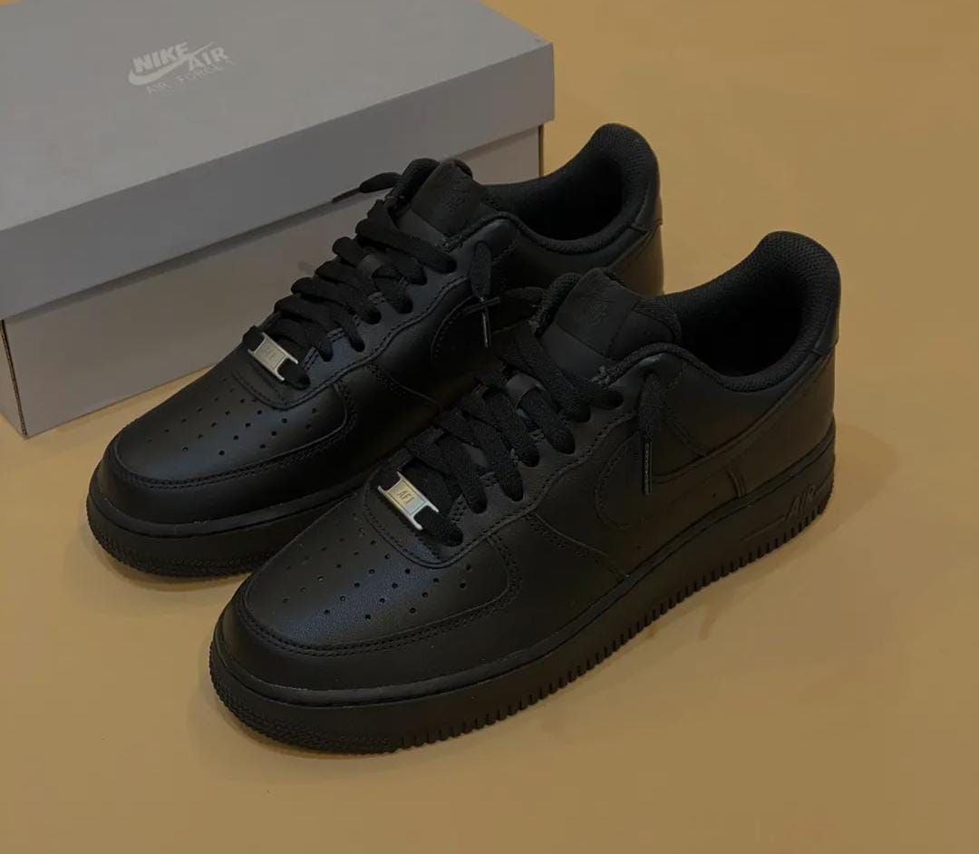Airforce 1 unisex shoes sneakers black Airforce shoes