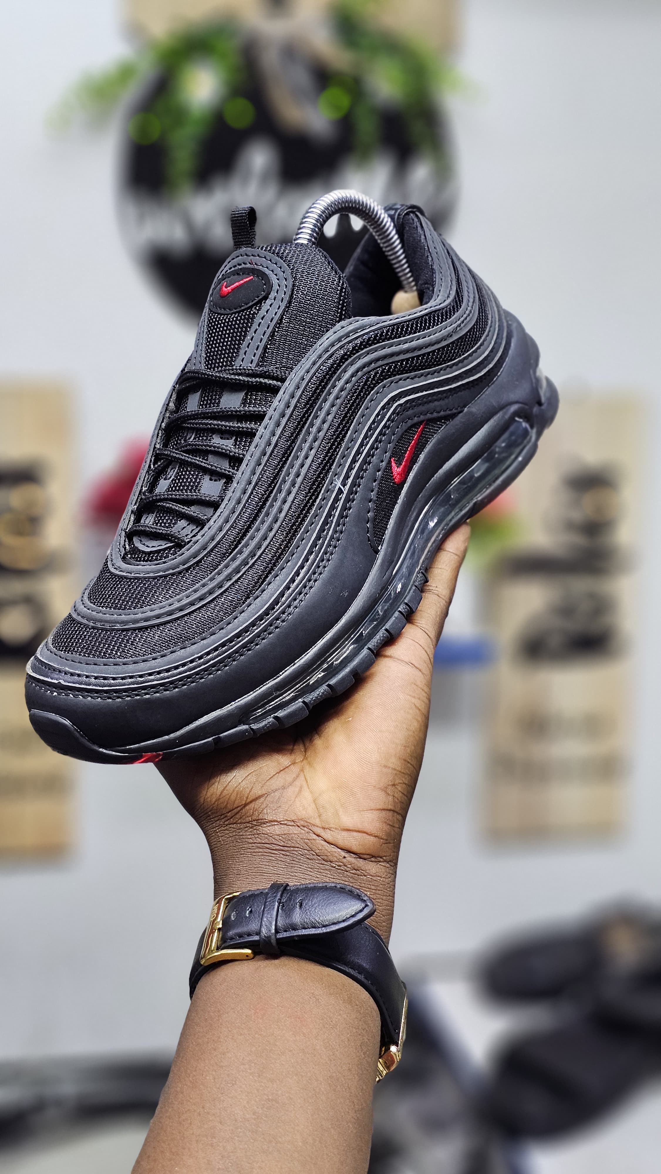 Airmax 97 mens black shoes fashion sneakers