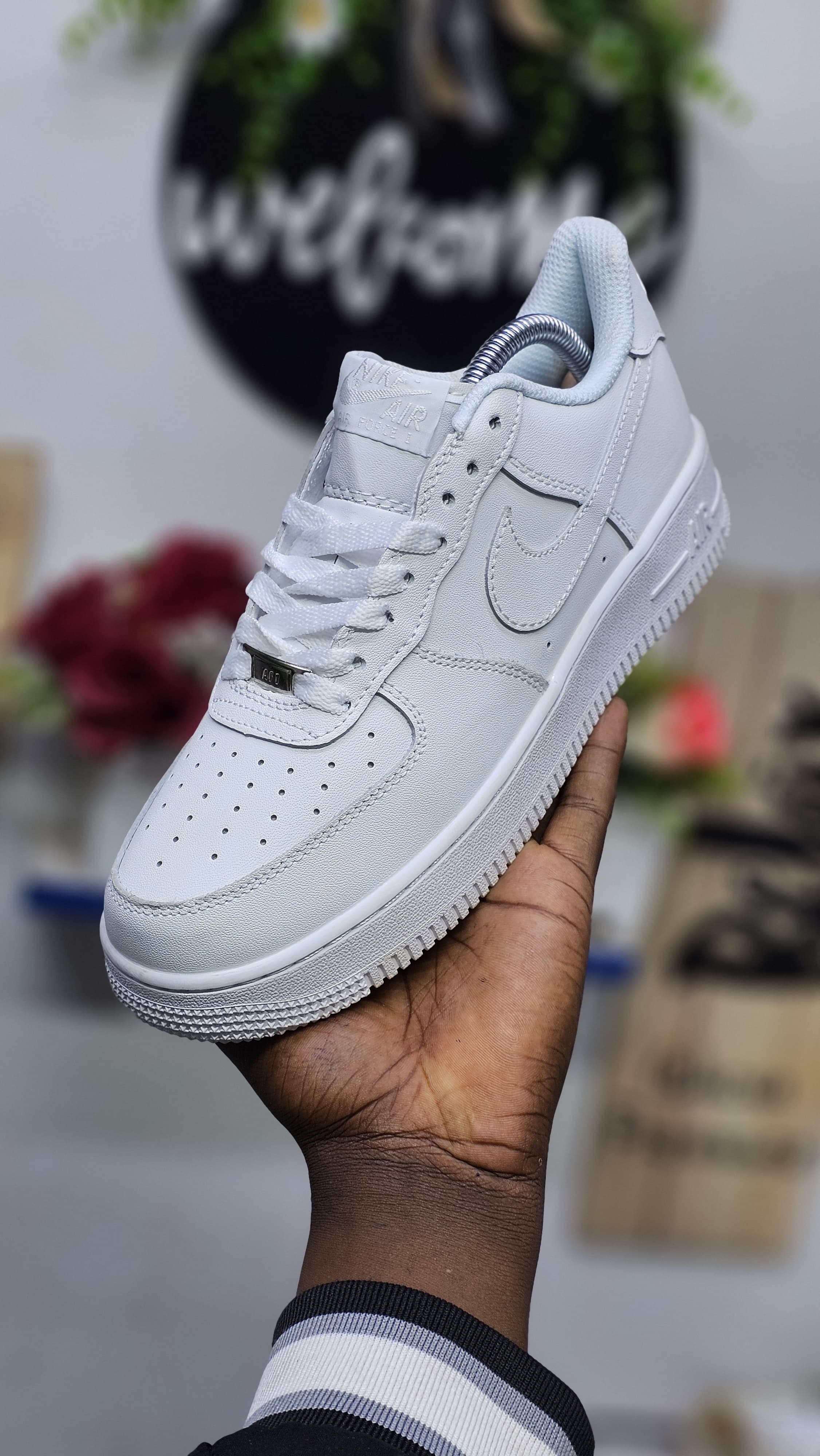Airforce 1 unisex shoes sneakers AF1 men ladies white fashion shoes sneakers