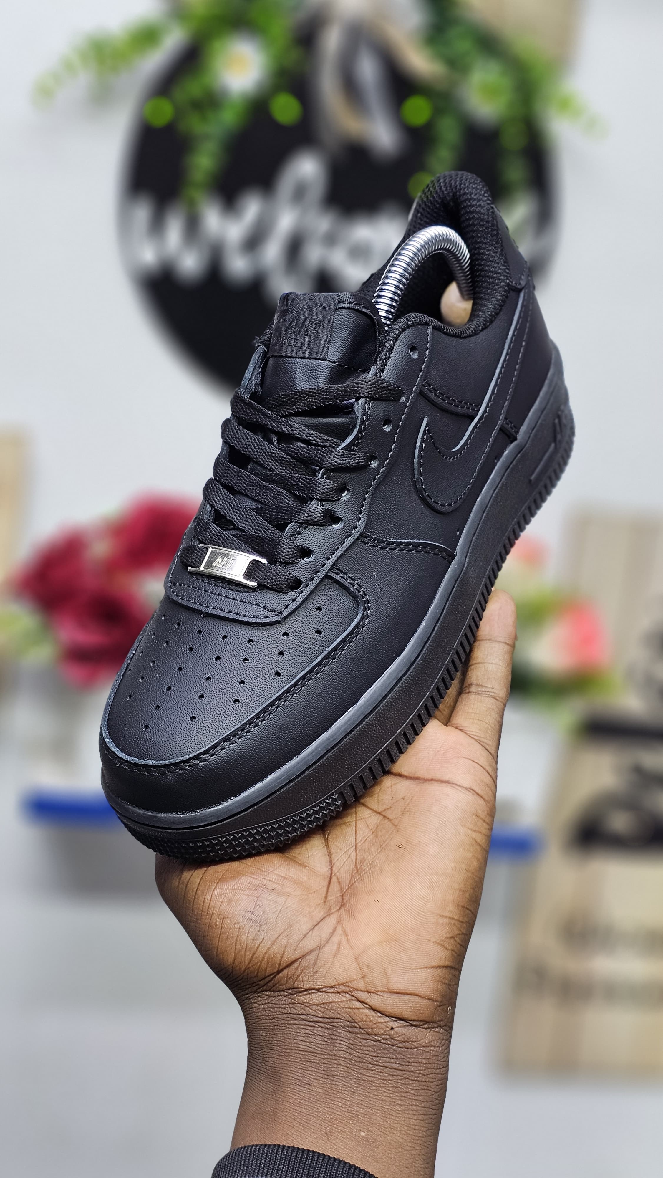 Airforce 1 unisex shoes sneakers AF1 men ladies black fashion shoes sneakers