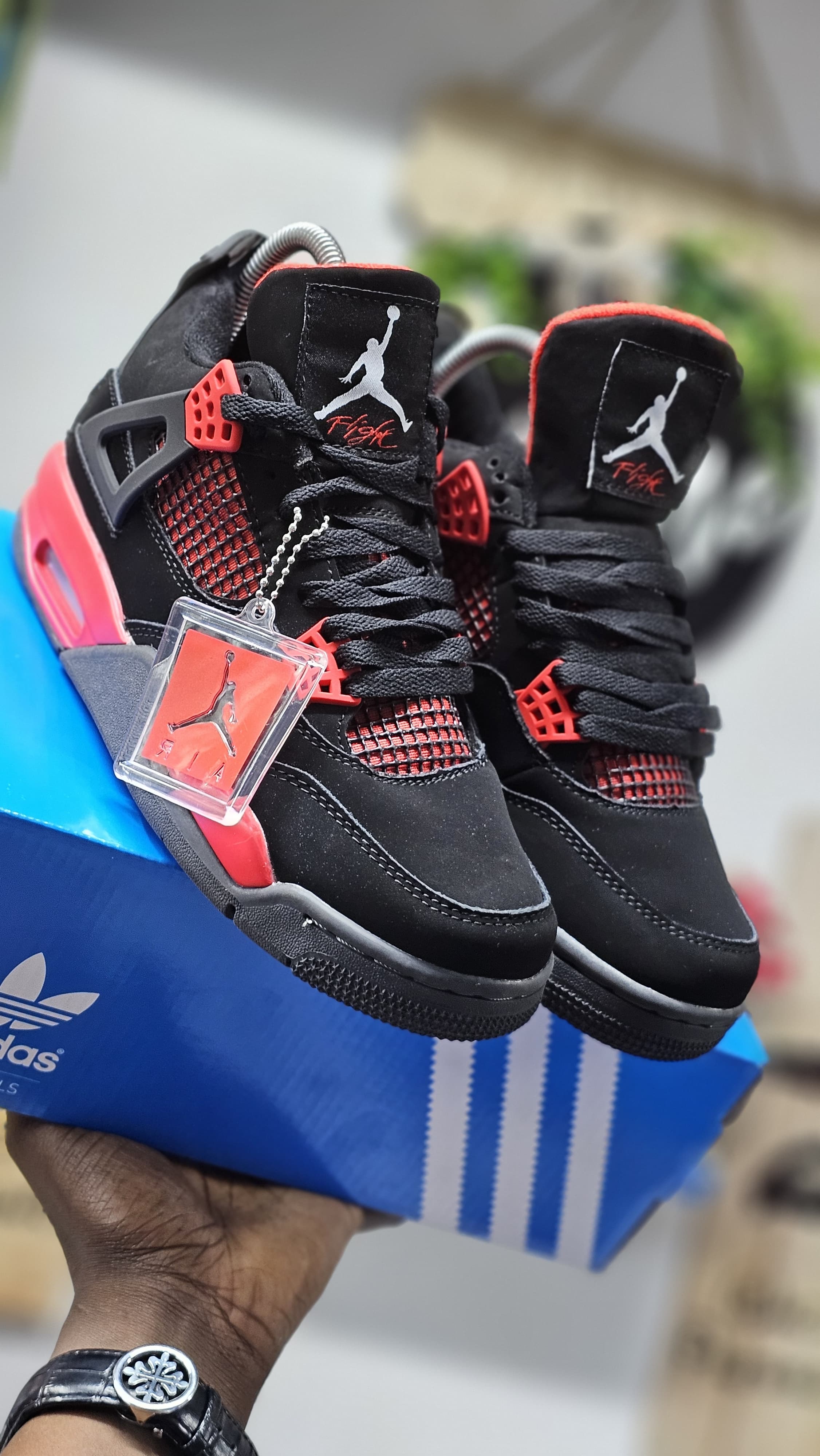 Jordan 4S first leather unisex mens women J4S shoes sneakers