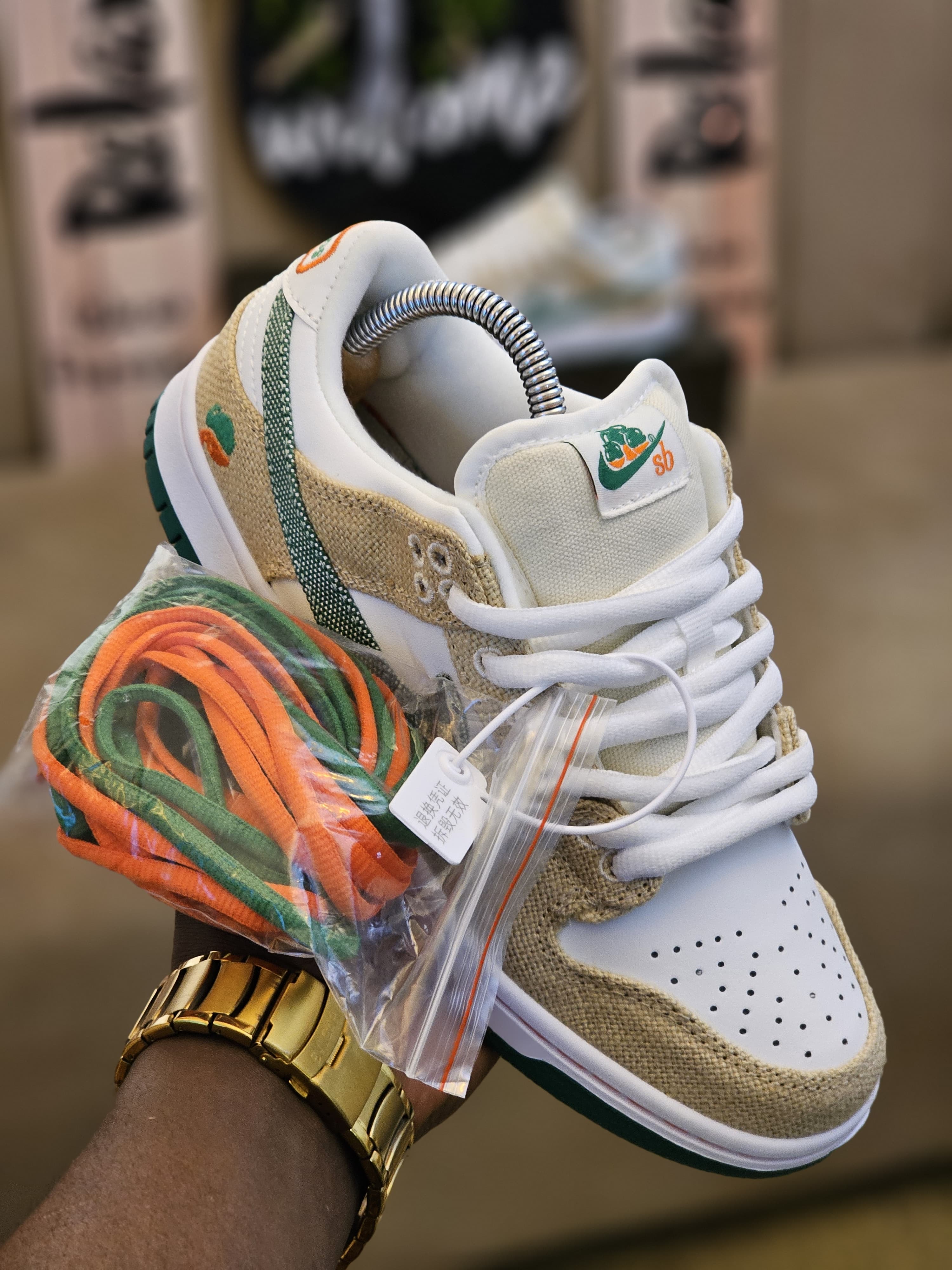 Air Jordan 1 jerittos with 3 laces light fashionable shoes sneakers