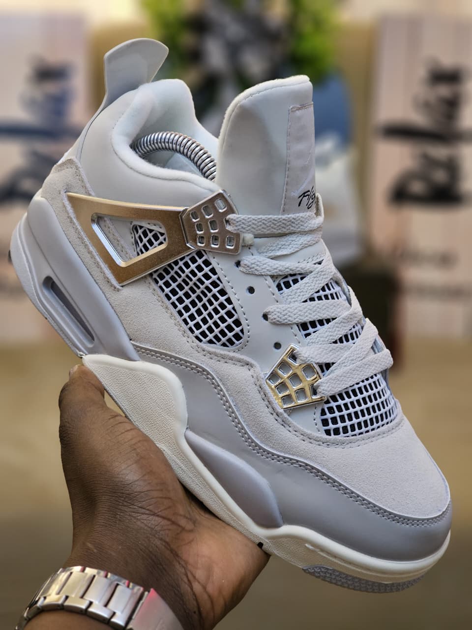 J4 wet cement Jordan 4 IV frozen unisex shoes sneakers