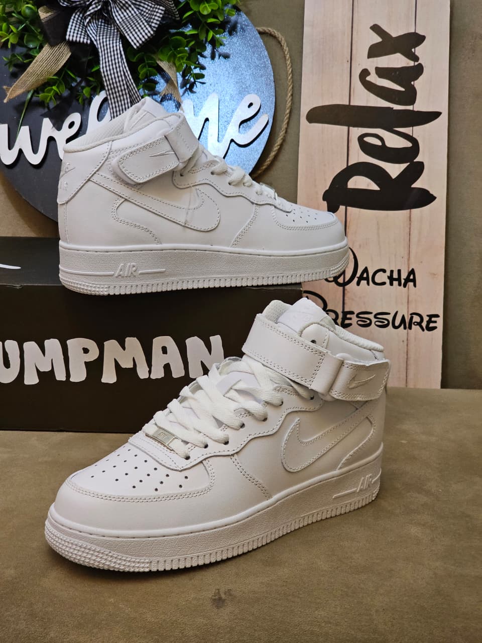 Airforce 1 high cut white air force highcut 38-45 unisex shoes sneakers