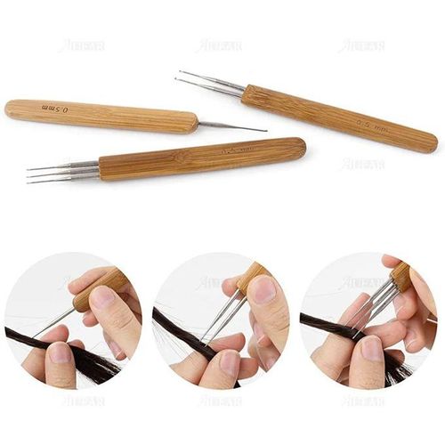 Hook Crochet Dreadlock Hair Needle 123 Head