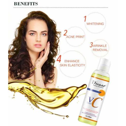 Disaar Vitamin C Oil Natural Body Face Moisturizing Brightening