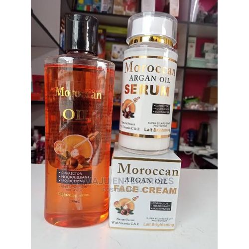 Moroccan Argan Oil Natures Secret With Vitamin C & E Body Lotion, Cream, Serum