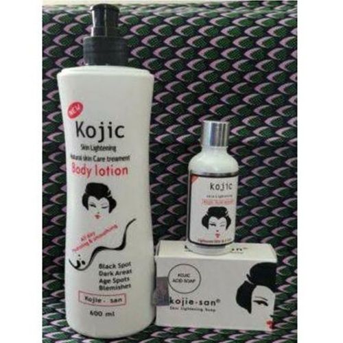 Kojie San San Kojic Skin Lightening Kojic Lotion, Serum And Soap
