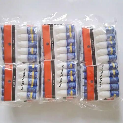 UNA bond 5 PCs Nail Glue Strong Adhesive False Fake Nails - 3g