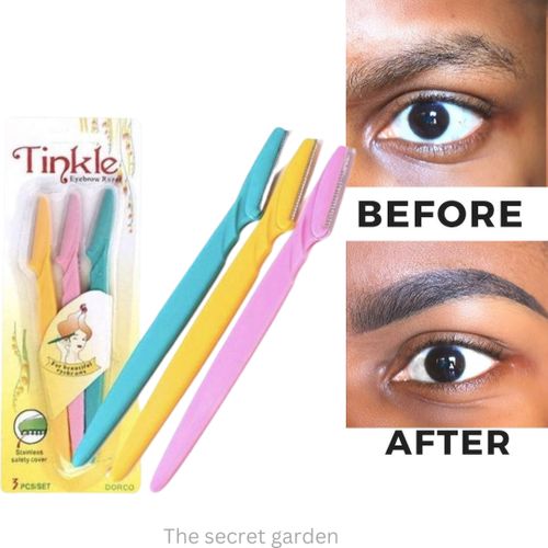 Tinkle Eyebrow Shaper Razor- 3pcs