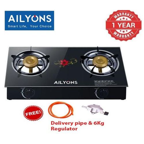 Best price for AILYONS GS-014, Double Burner Glass Top Cooker Color ...
