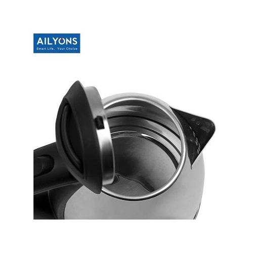 AILYONS Electric Tea Kettle, Water Boiler jug & Heater 2l and 2.2l, Fast Boiling 1500 Watts, BPA Free, Cordless, Auto-Shutoff and Boil-Dry Protection, Stainless Steel