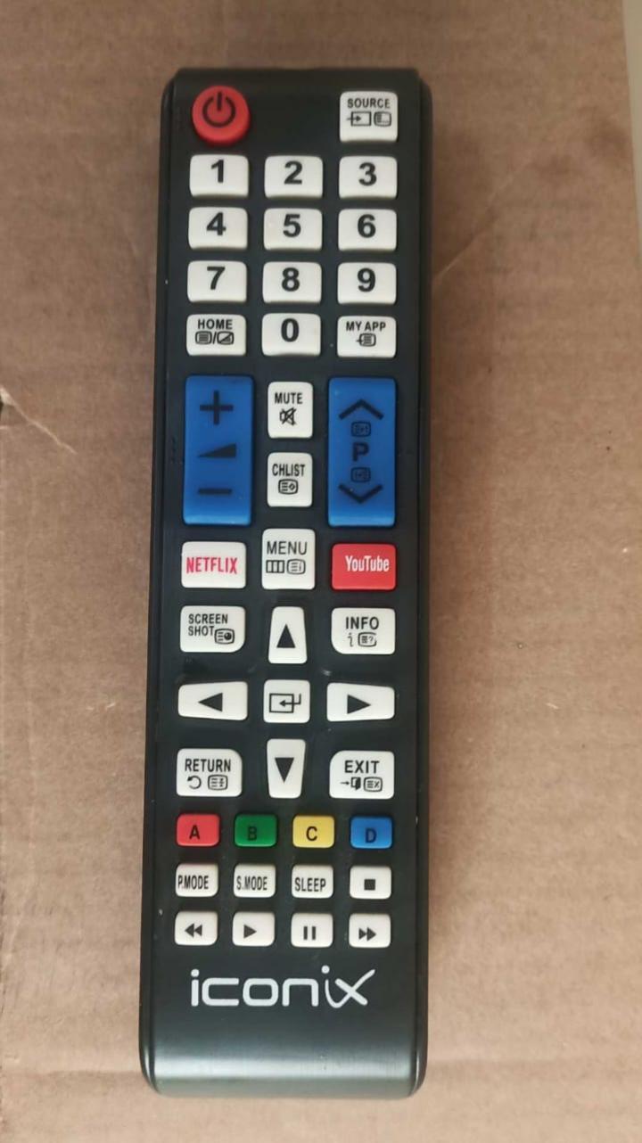ICONIX SMART TV REMOTE CONTROL