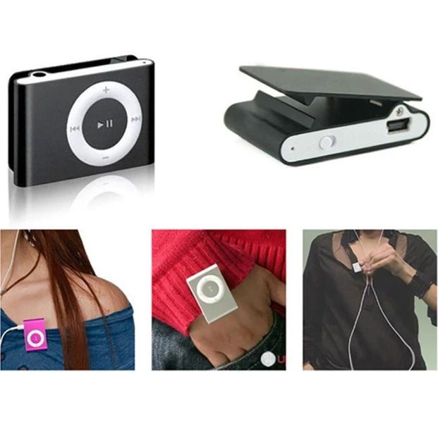 Mini Portable Metal MP3 Players ipods Clip Sports Walkman Music Lightweight