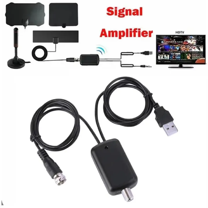 Antenna Amplifier 4K HD TV Professional Amplifier Low Noise Signal Booster TV Antenna Digital Antenna For TV Signal Amplifier