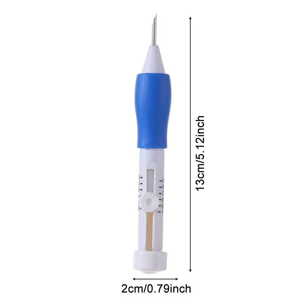 1 Set, Embroidery Knitting Pocket Needle Pen Sewing Tool Punching Needle Magic Embroidery Needle Pen DIY Knitting Sewing Tool