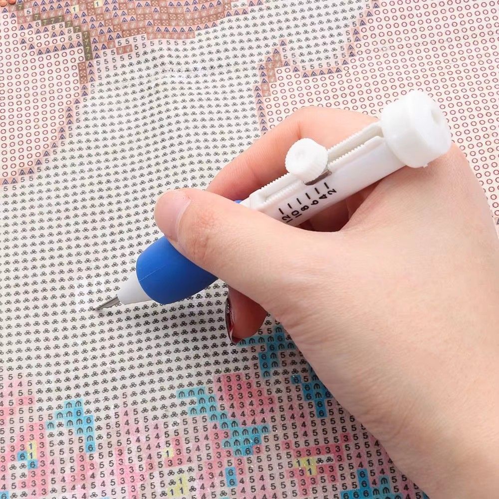 1 Set, Embroidery Knitting Pocket Needle Pen Sewing Tool Punching Needle Magic Embroidery Needle Pen DIY Knitting Sewing Tool