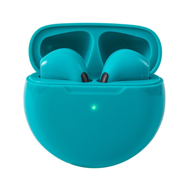 PRO 6 Wireless Bluetooth  Earphones 5.0 Bluetooth Protocol Earplug Type Strong Endurance Gaming Competitive Headphones TWS Running
