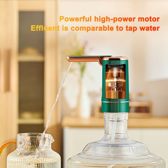 Foldable Electric Water Bottle Pump Automatic Dispenser Pump Button Control Portable Electric Water Dispenser