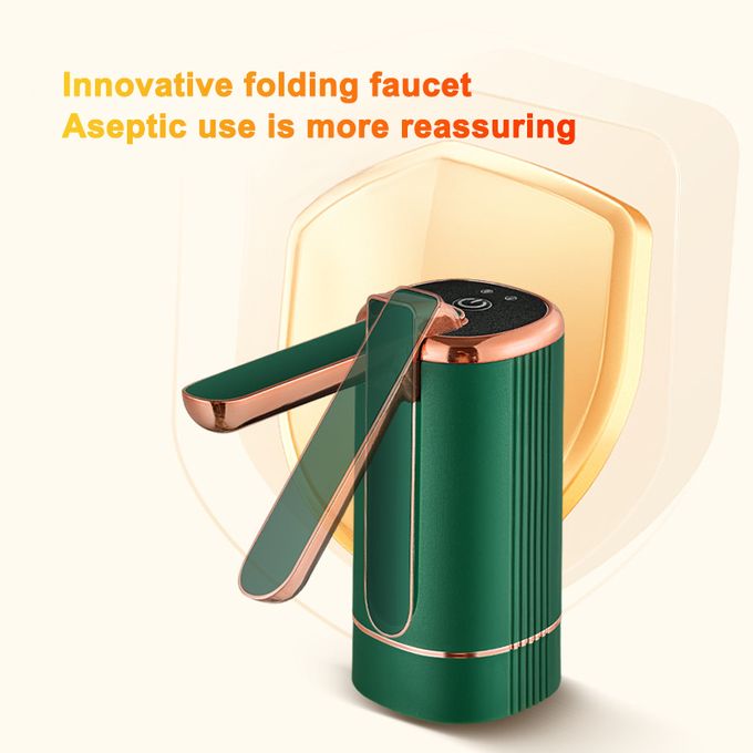 Foldable Electric Water Bottle Pump Automatic Dispenser Pump Button Control Portable Electric Water Dispenser