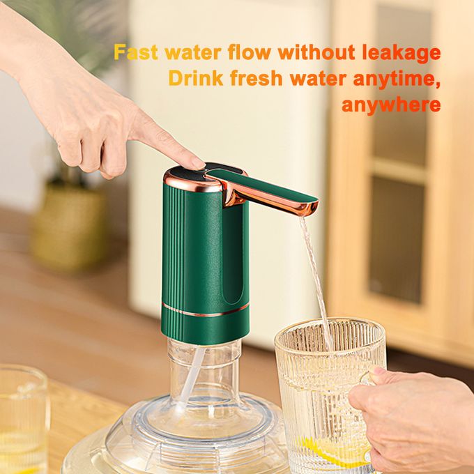 Foldable Electric Water Bottle Pump Automatic Dispenser Pump Button Control Portable Electric Water Dispenser
