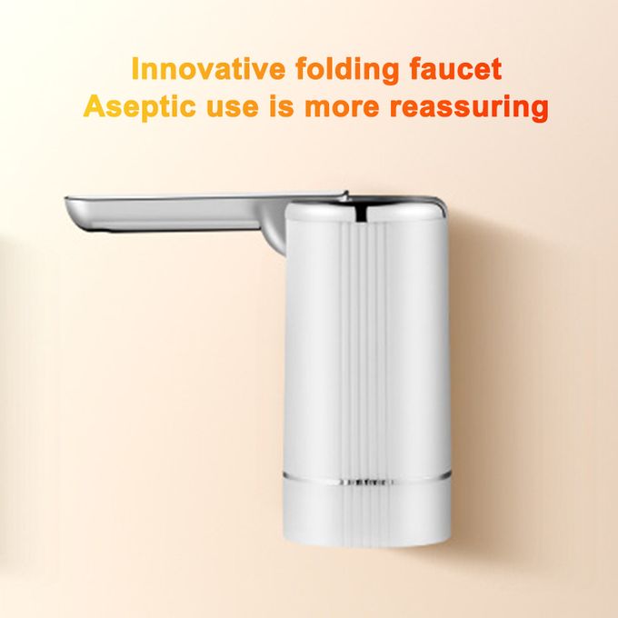 Foldable Electric Water Bottle Pump Automatic Dispenser Pump Button Control Portable Electric Water Dispenser