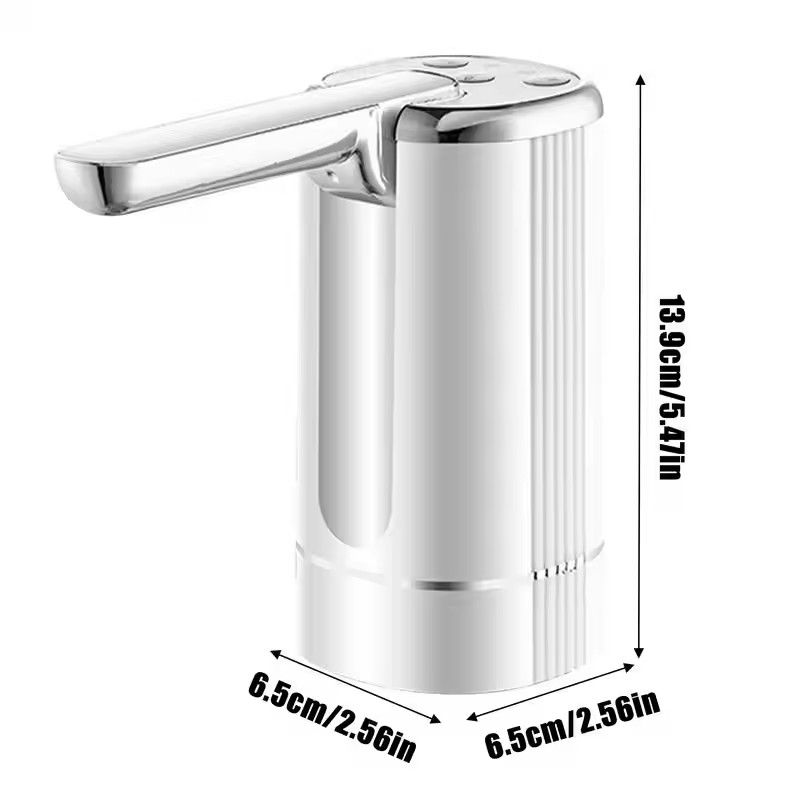 Foldable Electric Water Bottle Pump Automatic Dispenser Pump Button Control Portable Electric Water Dispenser