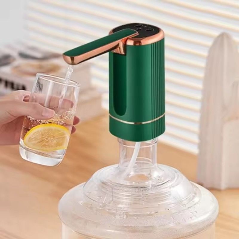 Foldable Electric Water Bottle Pump Automatic Dispenser Pump Button Control Portable Electric Water Dispenser