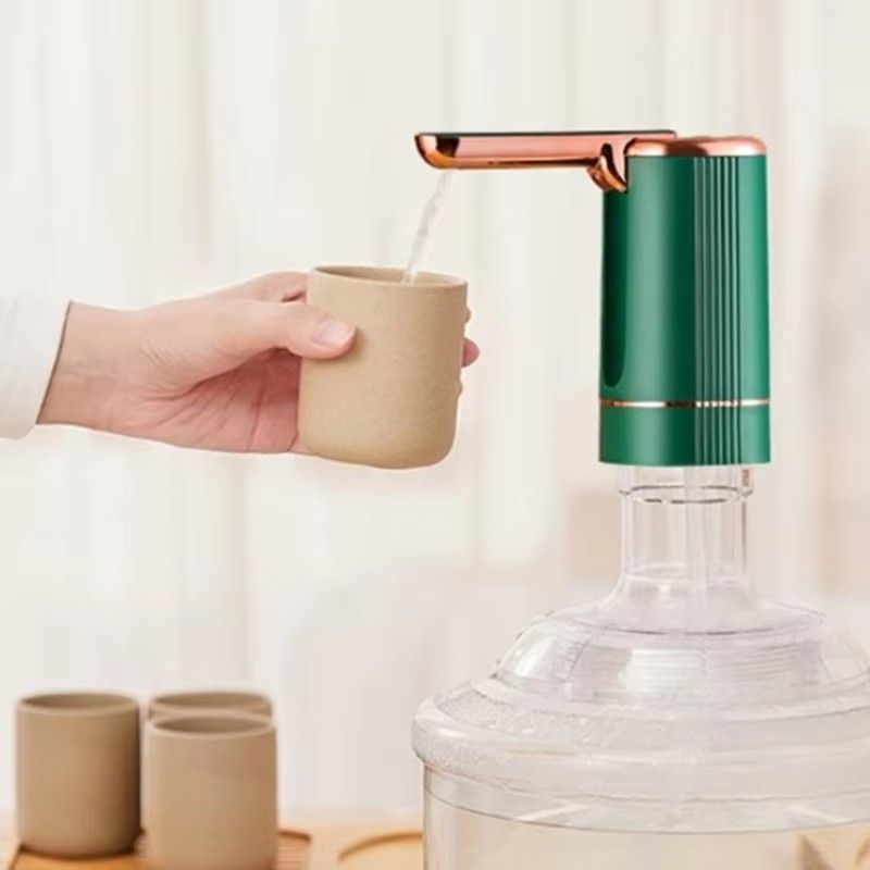 Foldable Electric Water Bottle Pump Automatic Dispenser Pump Button Control Portable Electric Water Dispenser