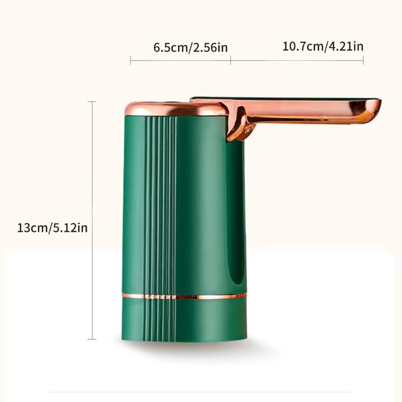 Foldable Electric Water Bottle Pump Automatic Dispenser Pump Button Control Portable Electric Water Dispenser