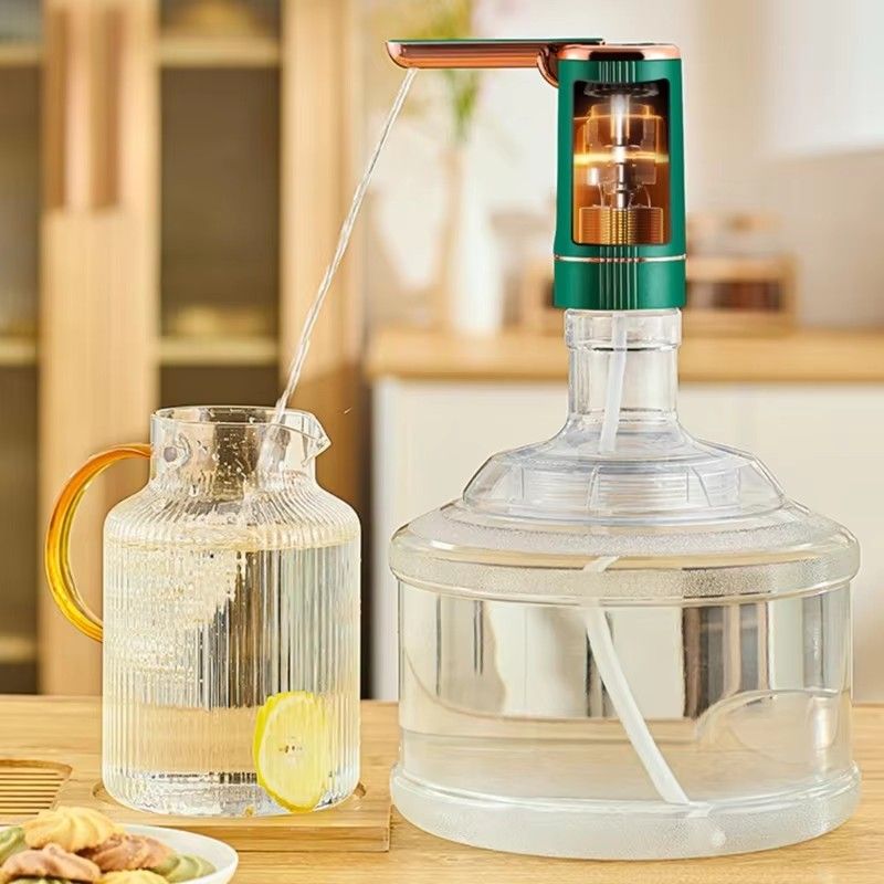 Foldable Electric Water Bottle Pump Automatic Dispenser Pump Button Control Portable Electric Water Dispenser