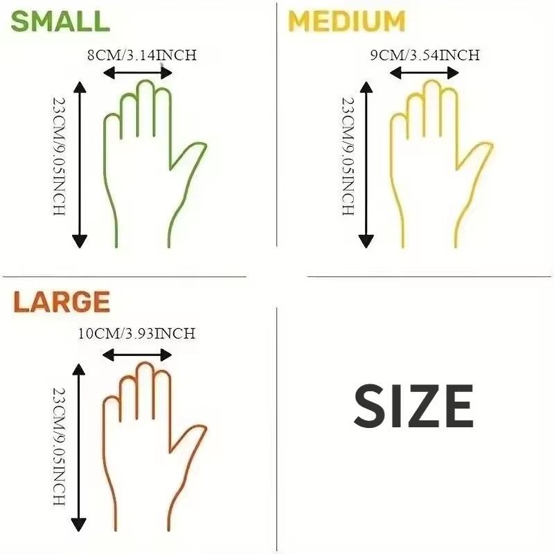 100pcs Disposable TPE Gloves, Powder Free and Latex Free, Suitable for Kitchen, Bathroom Cleaning