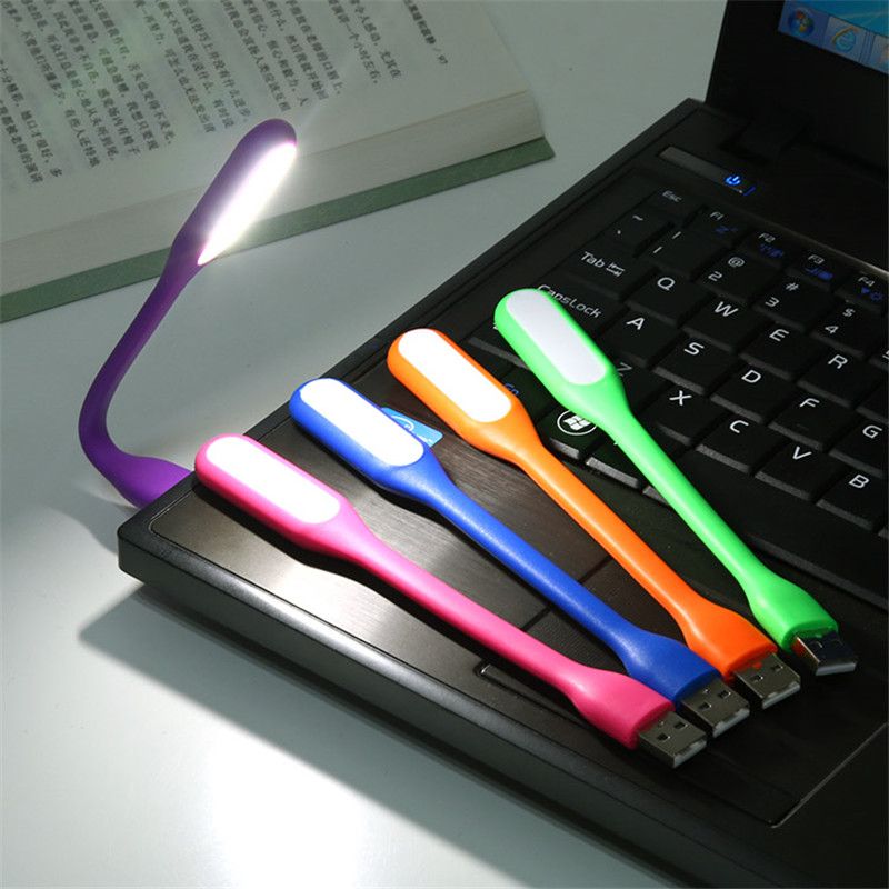 Mini Flexible USB LED Light Lamp Adjustable Portable Lamp for Power Bank PC Laptop Notebook Computer USB Device