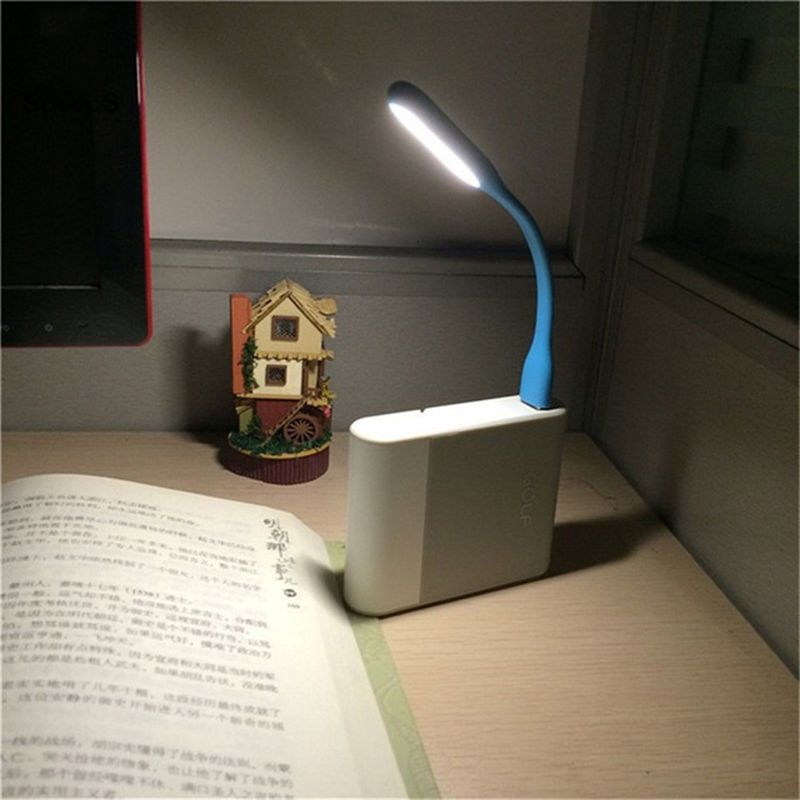 Mini Flexible USB LED Light Lamp Adjustable Portable Lamp for Power Bank PC Laptop Notebook Computer USB Device
