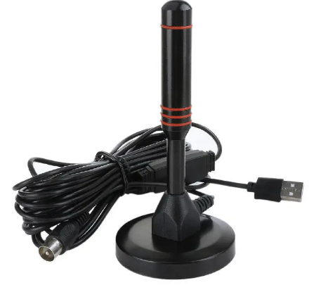 HD Digital Indoor Amplified TV Antenna 200 Miles Ultra HDTV With Amplifier VHF/UHF Quick Response Outdoor Aerial Set