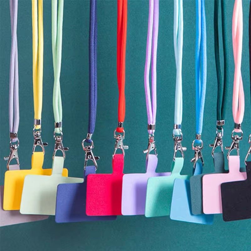 【Clearance Sale】Universal  Adjustable Phone Lanyard Detachable Neck Cord Lanyard Strap Carabiner Compatible Pendant With Card For Mobile Key Fob Color