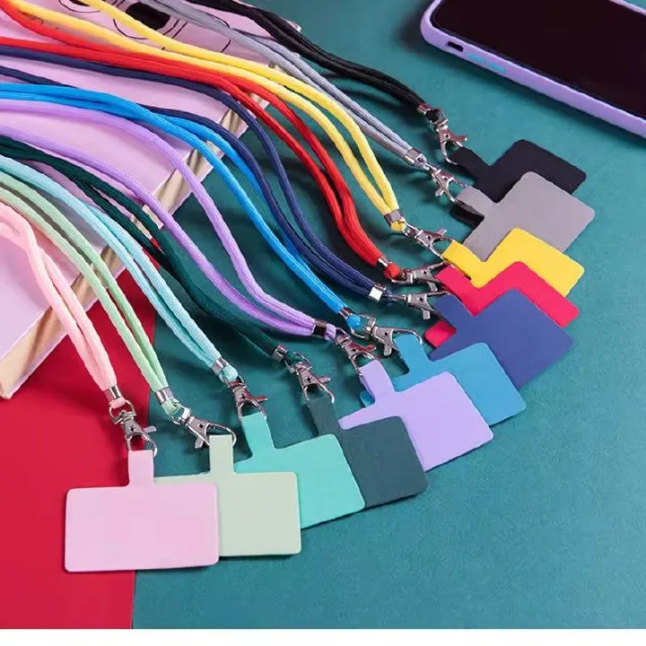 【Clearance Sale】Universal  Adjustable Phone Lanyard Detachable Neck Cord Lanyard Strap Carabiner Compatible Pendant With Card For Mobile Key Fob Color