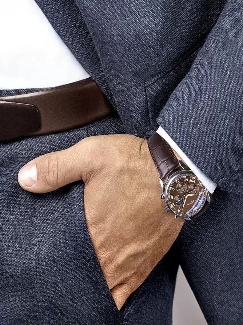 【Clearance Sale】Fashion Leather Watches For Men And Women Retro Watch Non-Mechanical Quartz Business Watches Male Female Wrist Watch