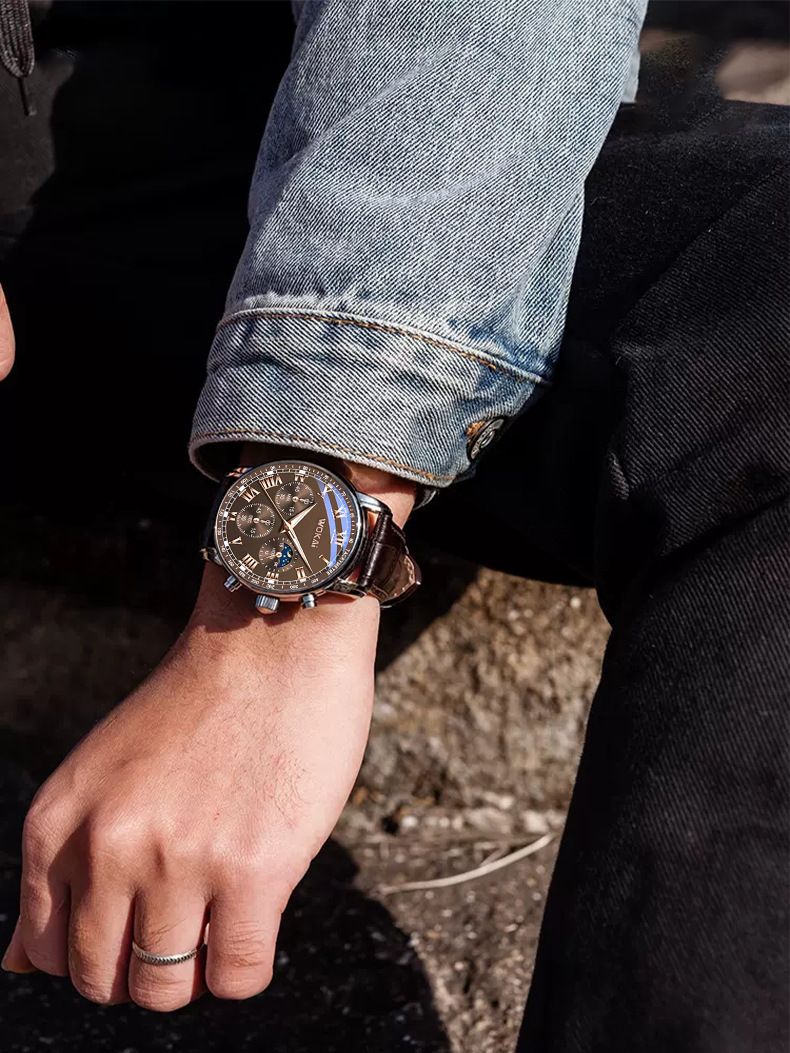 【Clearance Sale】Fashion Leather Watches For Men And Women Retro Watch Non-Mechanical Quartz Business Watches Male Female Wrist Watch