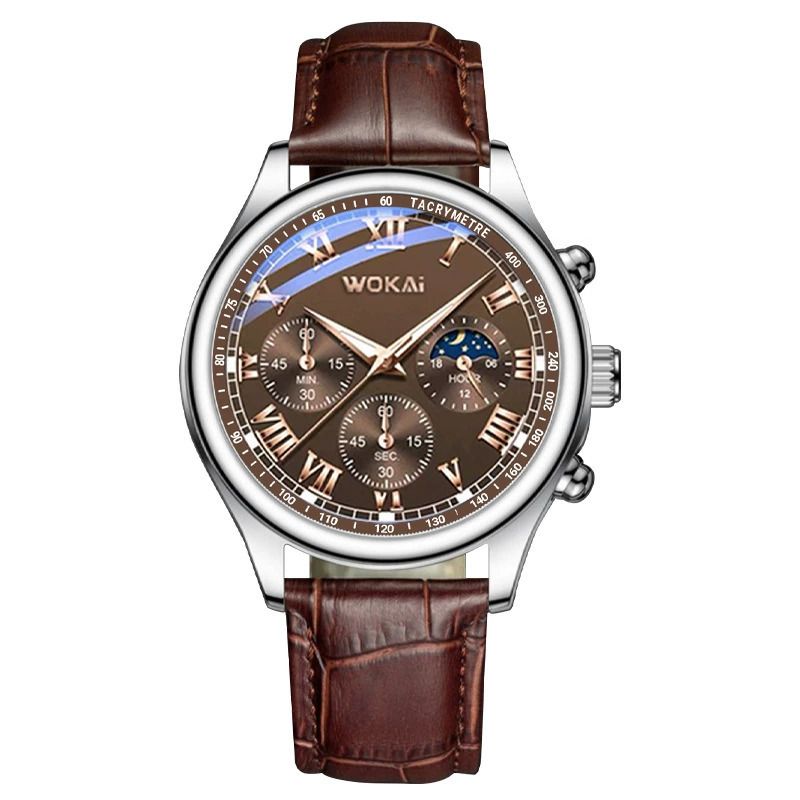 【Clearance Sale】Fashion Leather Watches For Men And Women Retro Watch Non-Mechanical Quartz Business Watches Male Female Wrist Watch