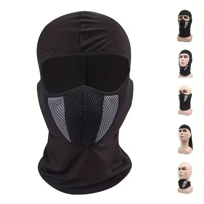 Motorcycle Riding Face Mask Balaclava Face Mask for Cycling & Motorcycle Riding - Breathable, Adjustable Drawstring Design, Durable Polyester，Windproof Dust & Sun Protection