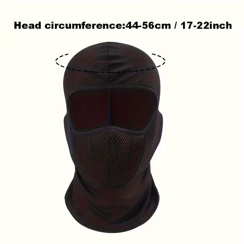 Motorcycle Riding Face Mask Balaclava Face Mask for Cycling & Motorcycle Riding - Breathable, Adjustable Drawstring Design, Durable Polyester，Windproof Dust & Sun Protection