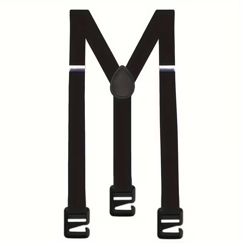 【Clearance Sale】1pc Adult Suspender, Trousers Suspender, Outdoor Suspenders, Panty Belt, 
Men's Outdoor Carabiner Belt, Adjustable Elastic Pants Hanger with Clip