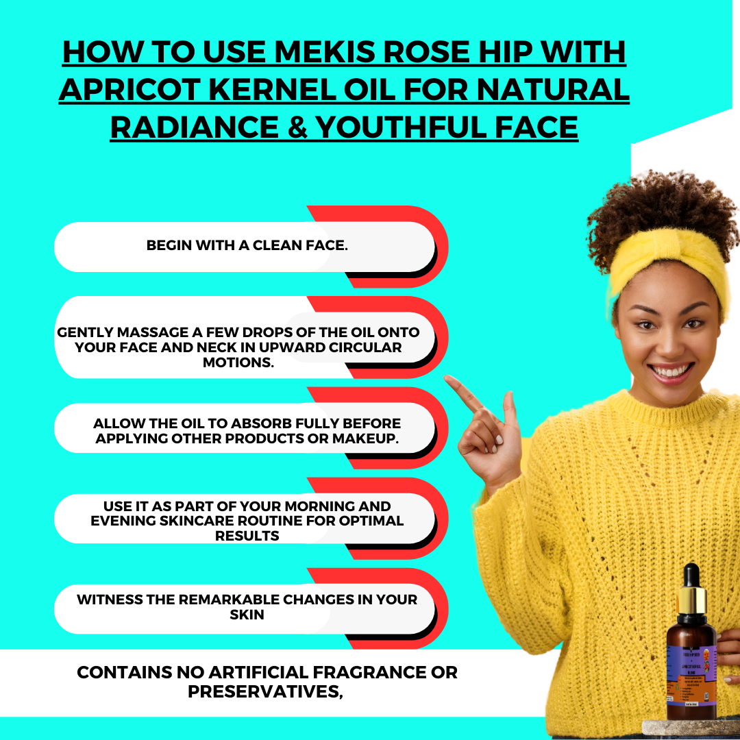 Rosehip Seed Oil + Apricot Kernel Oil Blend - Boosts skin radiance,Fades dark spots, scars, and pigmentation,Reduces fine lines