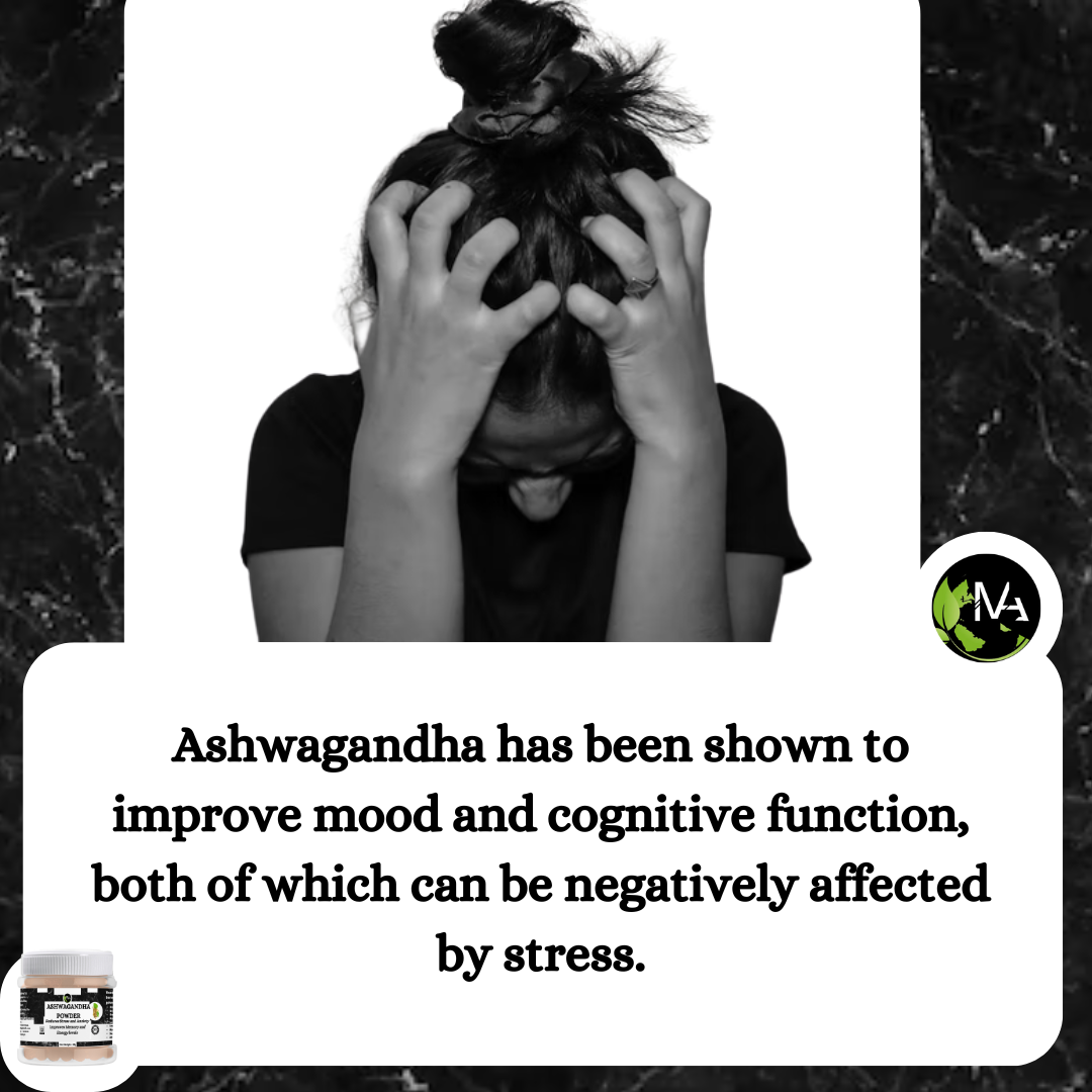 Magnesium Glycinate + Ashwagandha Powders  -Reduces Stress And Anxiety , Improves sleep quality,Enhances memory,
