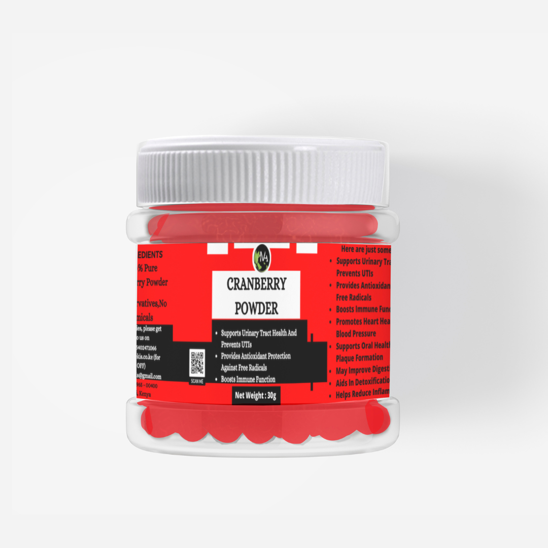 Cranberry Powder - Helps maintain a healthy urinary tract and bladder function